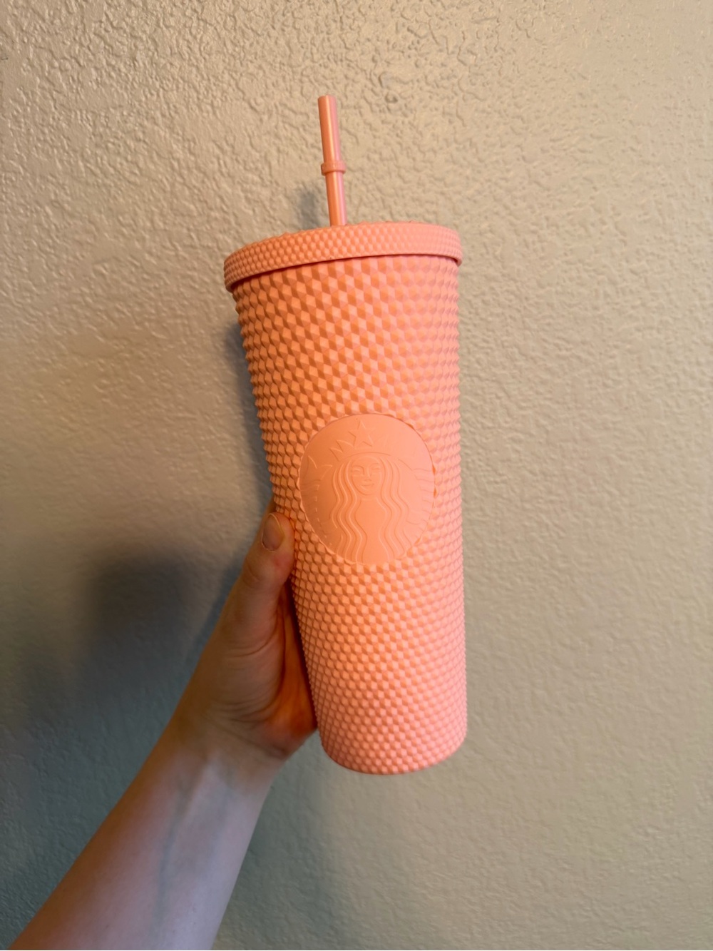Starbucks 2020 Matte Light Pink Studded Venti Tumbler